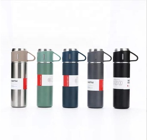 กระติกน้ำร้อนสุญญากาศแบบพกพาถ้วยธุรกิจกระติกน้ำร้อนส<span class=keywords><strong>แตน</strong></span><span class=keywords><strong>เล</strong></span><span class=keywords><strong>ส</strong></span>ขวดน้ำพร้อมฝาปิด3ฝา - Product Image 1