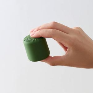 <b>MINI</b> Macaron Portable Wireless <b>Bluetooth</b> <b>Speaker</b> Logo TWS Pairing Lithium Battery Plastic Heavy Bass for Desktop Outdoor Use - Product Image 2