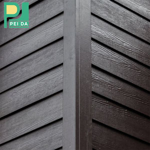 Panneaux <span class=keywords><strong>de</strong></span> bardage extérieur en fibrociment à grain <span class=keywords><strong>de</strong></span> <span class=keywords><strong>bois</strong></span>, style design moderne, sans amiante, perforés, fournis directement <span class=keywords><strong>de</strong></span> Chine - Product Image 1