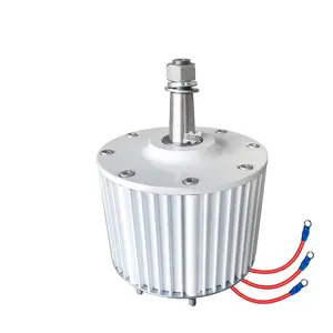 800W 12/24V 500RPM Venta directa de fábrica Turbina de viento Generador horizontal para uso doméstico