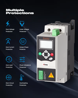 Inverter haute technologie 380V 11KW-30KW, démarreur progressif VFD de haute qualité pour moteurs AC 220V 380V, puissance nominale 750W, monophasé/triphasé