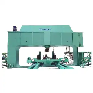 Jiuying Fast Supplier Automatic Necking Flanging Machine Tank Head Forming Hydraulic Presses Dish Head Pressing Equipment