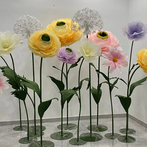 Hoa giấy mẫu đơn khổng lồ trang trí tiệc đứng bán chạy, hoa khổng lồ dùng trang trí đám cưới, sự kiện - Product Image 5