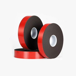 Adesivo <span class=keywords><strong>Biadesivo</strong></span> in Schiuma Acrilica Nera UL94-V0 Ignifugo, Resistente al Calore, Impermeabile, Senza Residui, Alta Aderenza - Product Image 3