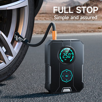 Kit de démarrage d'urgence 12V 12000mAh avec gonfleur de pneus, pompe à air pour voiture, chargeur de batterie et lumière LED – Outil automobile d'urgence