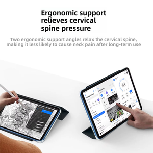 Housse de tablette pliable K Fold de nouvelle conception pour <span class=keywords><strong>iPad</strong></span> 11e <span class=keywords><strong>génération</strong></span> <span class=keywords><strong>10</strong></span>,9 pouces A16, modèle 2026 - Product Image 4
