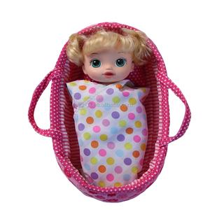 Porte-poupée en vogue, impression personnalisée <span class=keywords><strong>de</strong></span> fleurs, <span class=keywords><strong>lit</strong></span> <span class=keywords><strong>de</strong></span> poupée, pour petites filles, porte-bébé, cadeau, G392 - Product Image 4