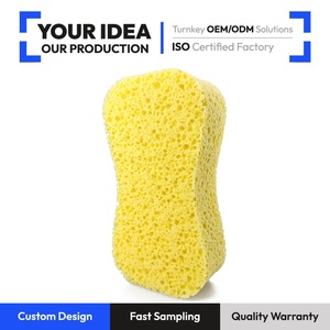 Éponge de lavage de voiture en forme de 8 haute densité LS-P004, grande éponge absorbante en mousse pour nettoyage facile, forme et couleur personnalisables pour voiture - Product Image 1
