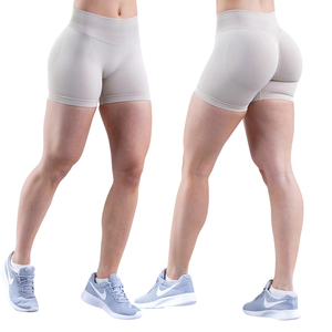 <span class=keywords><strong>Pantaloncini</strong></span> Yoga Donna a Vita Alta Effetto Push-Up Senza Cuciture, Pantaloni Fitness Modellanti in Nylon Spandex <span class=keywords><strong>Aderenti</strong></span> per Sport e Yoga - Product Image 5