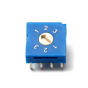 Factory Direct Rotary Switch RS8 Series 6-Digit SMD Type Micro-Dial Digital Code Rotary Switch
