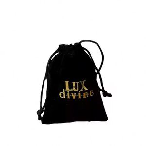 Sac cadeau en velours doux de haute qualité, personnalisé, multicolores, avec cordon de serrage et logo - Product Image 5