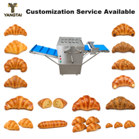 Machine à former des croissants pour boulangerie commerciale, usine de pain, usine de pâtisserie, ligne de production de croissants