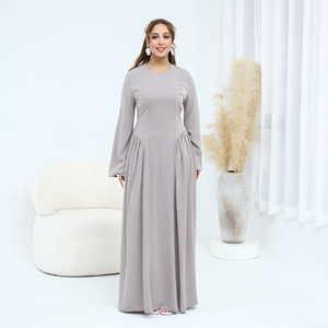 Robes Nida Premium pour femmes Ramadan 2026, Abaya à porter au quotidien avec liens au dos, Vêtements pour femmes, Abaya, Robe musulmane pour femmes - Product Image 5