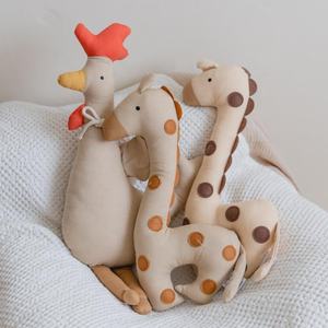 Poupée en peluche super douce personnalisée OEM <span class=keywords><strong>Girafe</strong></span> & Canard Jouet pour bébé Cadeau apaisant Taille personnalisable pour enfants - Product Image 4