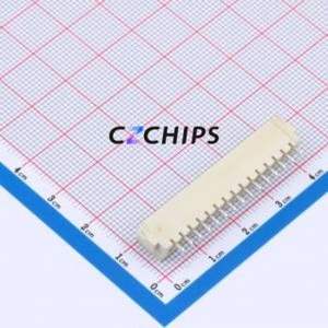 WAFER-HA2.54-15PWB Wire-to-Board Pin Header SMD,P=2.54mm,Horizontal Mount Connector 1x15P 2.5mm Horizontal Mount XHB - Product Image 2