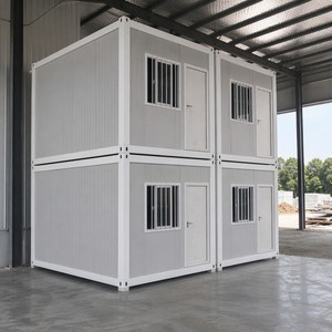 Structure de maison conteneur préfabriquée, démontable, économique, de 20 pieds, assemblée et portable - Product Image 1