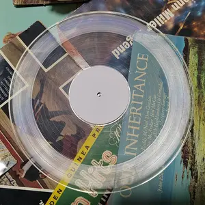 Disque de musique de 12 pouces, 180 grammes, personnalisé par le fabricant, pour tourne-disque en vinyle Transparent et coloré