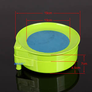 Boîte à appâts de pêche avec base magnétique, 19cm x 13cm x 7cm, double couche, matériau ABS, conteneur de rangement multifonction pour matériel de pêche - Product Image 1