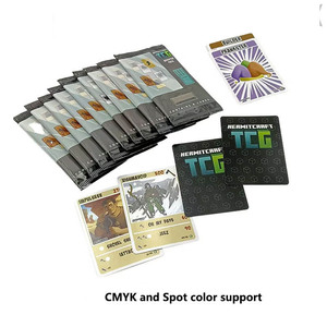 Cartes à Jouer Personnalisées : Impression Originale, Design et LOGO Personnalisés, Cartes à Collectionner Anime pour Enfants et Étuis pour Cartes à Collectionner, <span class=keywords><strong>Jeu</strong></span> de Société - Product Image 1