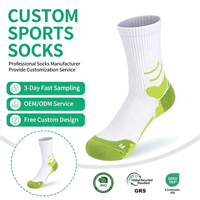 Chaussettes de sport professionnelles d'extérieur pour équipes, style plume, pour tennis et cyclisme, avec fil réfléchissant, en coton peigné, pour hommes et femmes