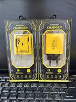 Adaptador de carga rápida GAN de 3 puertos 65W con protección QC3.0 OTP OVP para Huawei 15 + otros teléfonos móviles y portátiles