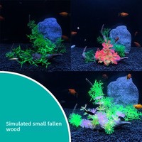 Décoration de Plante Artificielle pour Aquarium, Branche de Plante de Simulation et Plante Aquatique en Plastique, Ornement pour Aquarium pour l'Aquascaping