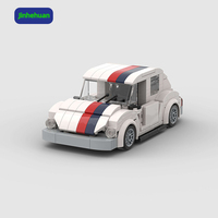 Ensemble de blocs de construction pour enfants, en plastique, pour construire des modèles de voitures miniatures, des mini briques ABS, des voitures jouets, des véhicules, des ensembles de blocs de construction pour garçons