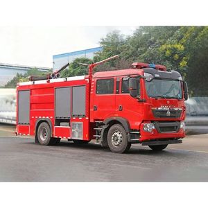 Autocisterna antincendio HOWO 4X2 6t a polvere secca e schiuma |   Veicolo Multifunzione per <span class=keywords><strong>Vigili</strong></span> <span class=keywords><strong>del</strong></span> <span class=keywords><strong>Fuoco</strong></span> - Product Image 3