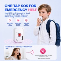 Rastreador GPS TraceLink M9 4G LTE con Alarma SOS, Llamadas Bidireccionales, Resistente al Agua, Rastreo de Ubicación en Tiempo Real, Diseño Magnético para Niños