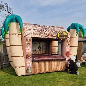 Barra de Bar Inflable Portátil para Fiestas en <span class=keywords><strong>la</strong></span> Playa y Jardín, con Diseño de Tiki Hut y Palmera - Product Image 2