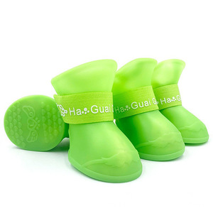 Waterproof Moisture-proof and <strong>Antibacterial</strong> Not Easy to Break Pet <strong>Silicone</strong> Baby Dog Shoes - Product Image 3