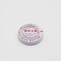 Bouchon métallique en fer de 42 mm avec logo personnalisé pour bouteille d'huile moteur, capuchons de doigts en fer Shiatsu pour bidon d'huile moteur
