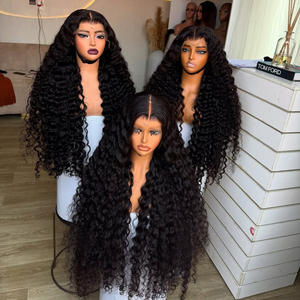 Perruque Lace Front Ondulée Bouclée Blond Clair Naturel avec Mèches, Transparente 13x6, Cheveux Remy Longs pour Femme – Vente en Gros - Product Image 2