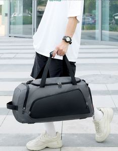 Sac de voyage de week-end grande capacité personnalisé avec logo, sac de sport et de gym pour hommes avec compartiment de séparation sec/humide, idéal pour l'extérieur - Vente en gros - Product Image 6