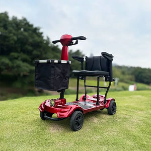 Fabrieksaanpasbare elektrische lichtgewicht mobiliteits <span class=keywords><strong>scooter</strong></span> voor gehandicapten met afneembare dubbele lithium-ion batterij - Product Image 2