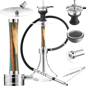 Cachimba Árabe SHISA de 8 Orificios, de Aleación de Aluminio, Juego de Cachimba para Fumar - Product Image 5