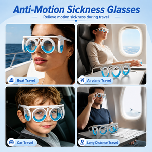 <span class=keywords><strong>Gafas</strong></span> Antináuseas <span class=keywords><strong>para</strong></span> Viajes en Auto, Barco y Avión, de Plástico, <span class=keywords><strong>para</strong></span> Aliviar las Náuseas, <span class=keywords><strong>para</strong></span> Pascua, Graduación, Venta al Por Mayor de Fábrica OEM ODM, Portátiles - Product Image 2