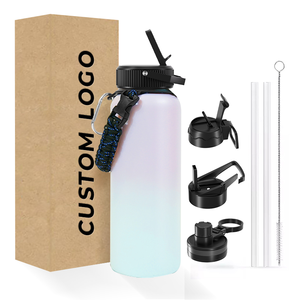 Custom BPA Free Double Wall Stainless Water Tumbler Vacuum Insulated Stainless <b>Steel</b> Water <b>Bottle</b> With Hang - Product Image 4