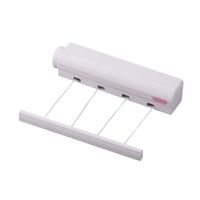 Haut niveau 5 lignes corde à linge rétractable extérieur Portable suspendu ligne de séchage mural balcon ligne de vêtements