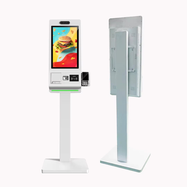 Floor-Standing Interactive Touchscreen Self-Ordering & Payment Terminal for Cafes & Convenience Stores