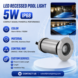 IP68 acier inoxydable <span class=keywords><strong>Mini</strong></span> taille 12V encastré LED <span class=keywords><strong>piscine</strong></span> lumière projecteur rvb paysage <span class=keywords><strong>piscine</strong></span> lampe - Product Image 1