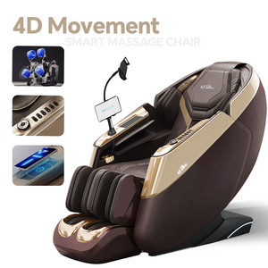 Fauteuil de massage de luxe <span class=keywords><strong>à</strong></span> double moteur avec compresse chaude, manipulateur, commande vocale intelligente, multifonctionnel, pour le corps entier, vente en gros - Product Image 2
