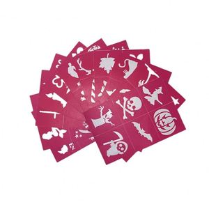 Skin <b>Tattoo</b> Set Hollow Pattern <b>Tattoo</b> Stickers Various Styles Halloween Makeup Airbrush Stencils - Product Image 2