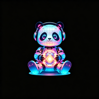 Farbenfrohe Panda-Laternen im China-Chic-Stil, Internet-Trend-IP-Laternen, Huayi-Laternen, Handgefertigt, Wasserdicht, Geeignet für Kulturelle Veranstaltungen