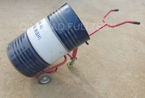 400kg लोड भारी ड्यूटी ड्रम ट्रक पहिएदार हाथ ट्राली उपकरण गाड़ी Rimmed धातु ड्रम ट्राली वेल्डेड स्टील ड्रम बैरल चायदान ट्राली - Product Image 5