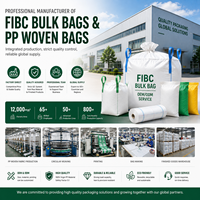 Sacs Jumbo de qualité alimentaire pour fabricants chinois, sacs Fibc à fond plat pour une charge de 1 tonne, matériau PP, capacité de charge de 1000 kg