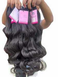 Cheveux humains non traités Extensions de cheveux naturels Collection de la meilleure qualité en vrac à prix avantageux - Product Image 2