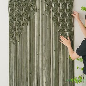 Rideau de porte en macramé de grande taille en tissu 100% coton, style bohème, rideau de porte en macramé à prix de gros en provenance du Vietnam - Product Image 4