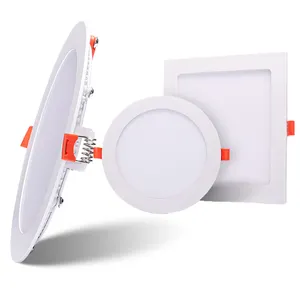 Indoor lighting energy saving ceiling panel 6 inch dimmable recessed slim embedded square led panel light