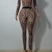Ensemble de survêtement chic pour femme, imprimé léopard sexy, débardeur et short, confortable, logo personnalisable, tenue décontractée quotidienne, OEM